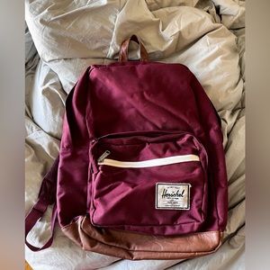 Herschel Burgundy Backpack